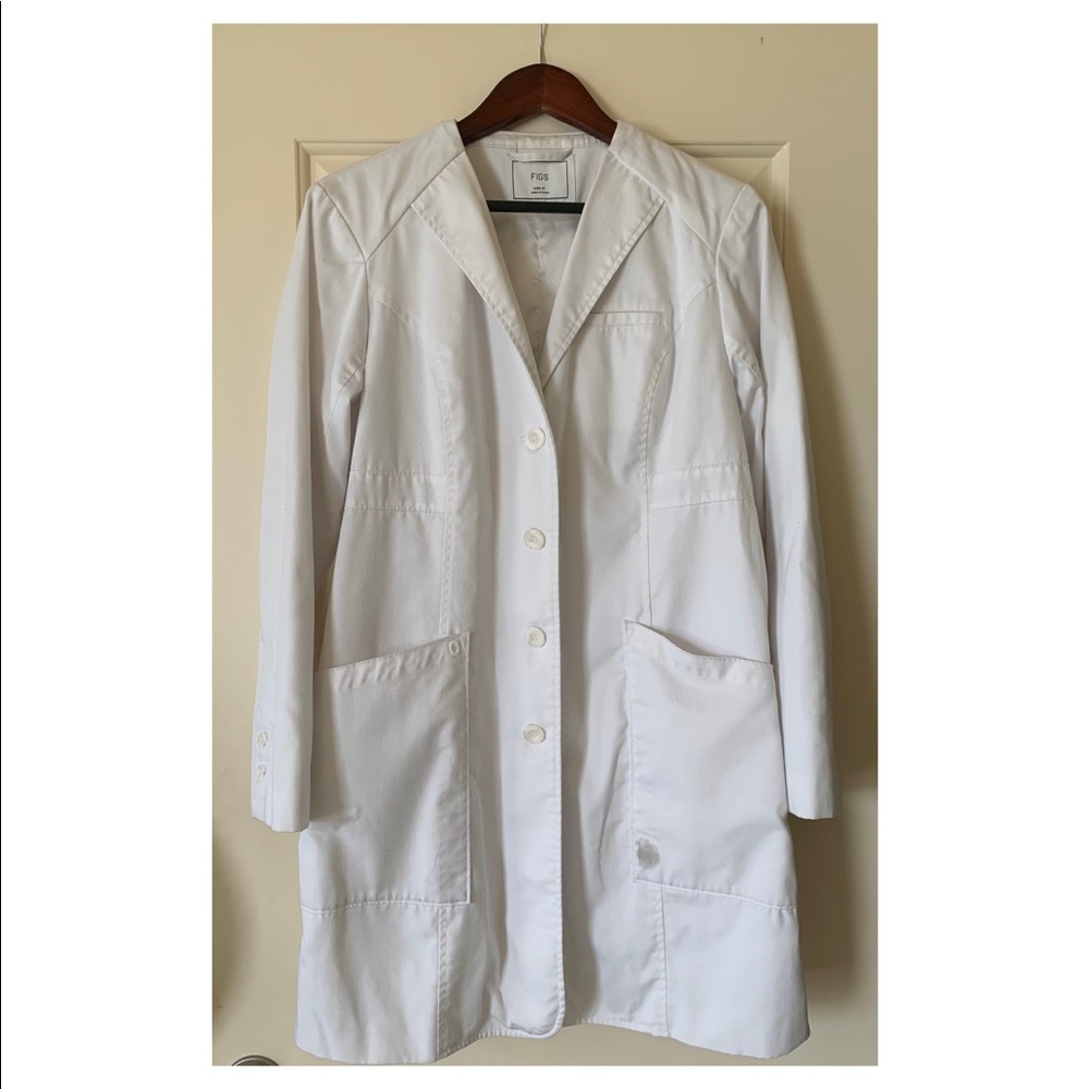 WearFigs! Medium White Coat